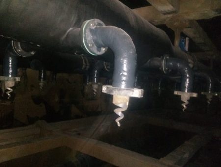 Wymiana kolektorów dyszowych - poziomów dyszowych - bloków od 1 do 4