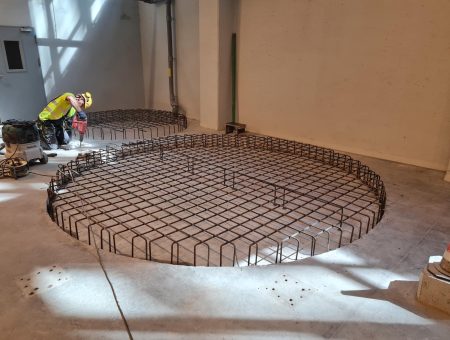 Budowa instalacji odzysku ciepła ze spalin w KHK - prace budowlane