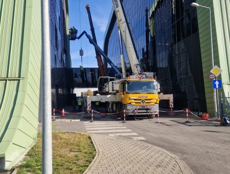 Budowa instalacji odzysku ciepła ze spalin w KHK - transporty 2