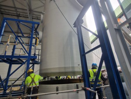 Budowa instalacji odzysku ciepła ze spalin w KHK - transporty 5