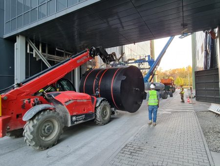 Budowa instalacji odzysku ciepła ze spalin w KHK - transporty 7