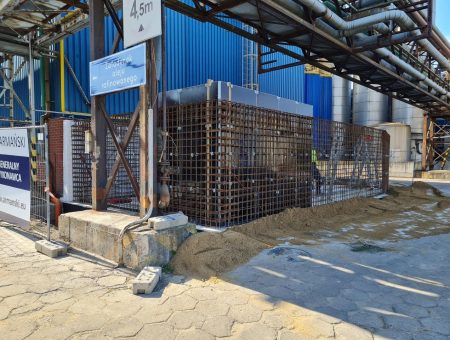 Budowa 2 zbiorników na olej bielony po 150t każdy w Zakładach Tłuszczowych w Brzegu