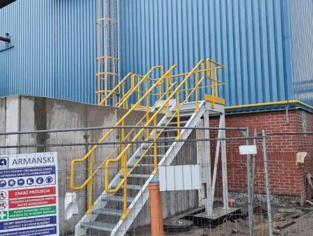 Budowa 2 zbiorników na olej bielony po 150t każdy w Zakładach Tłuszczowych w Brzegu